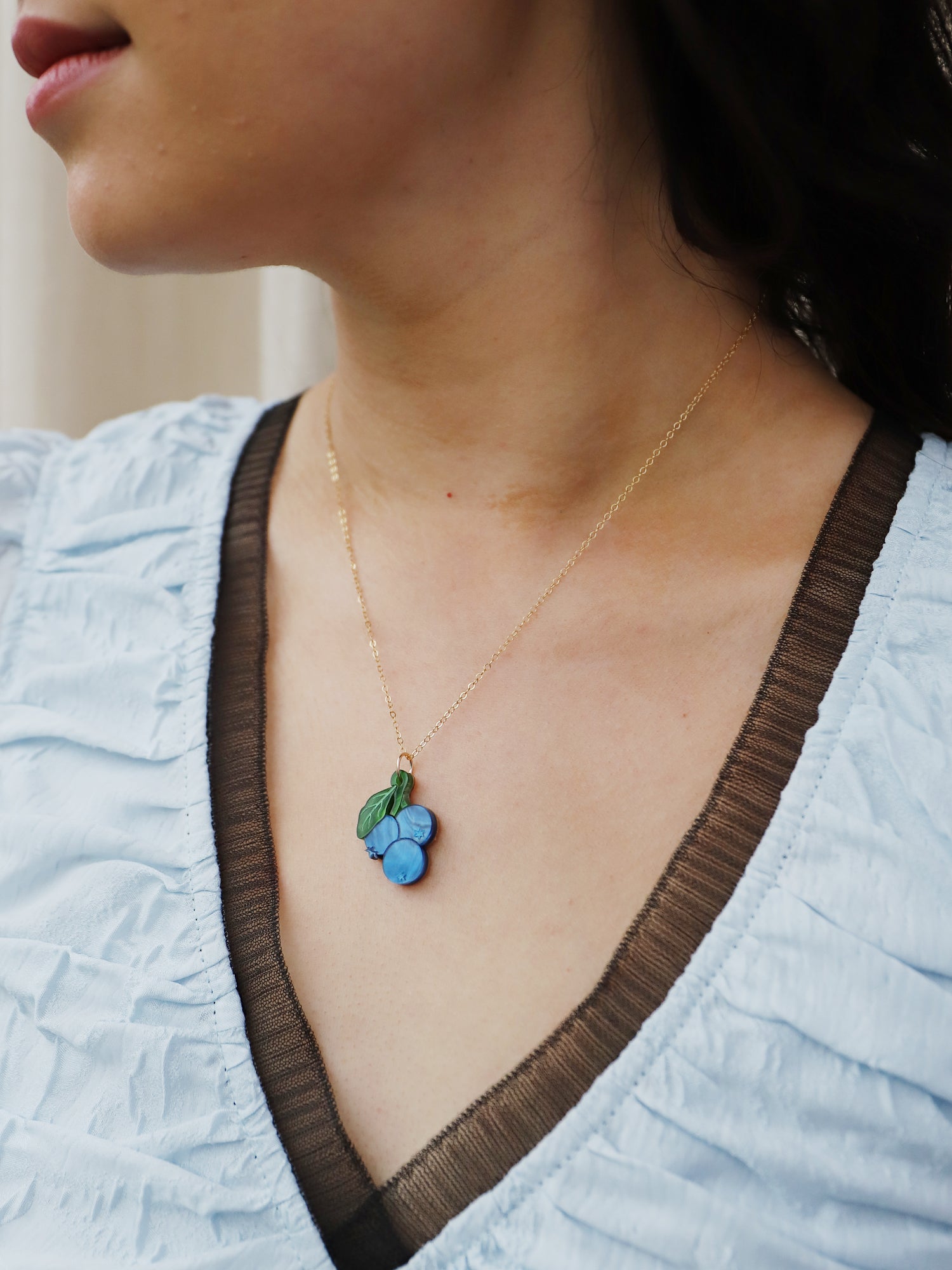 Blueberry Necklace