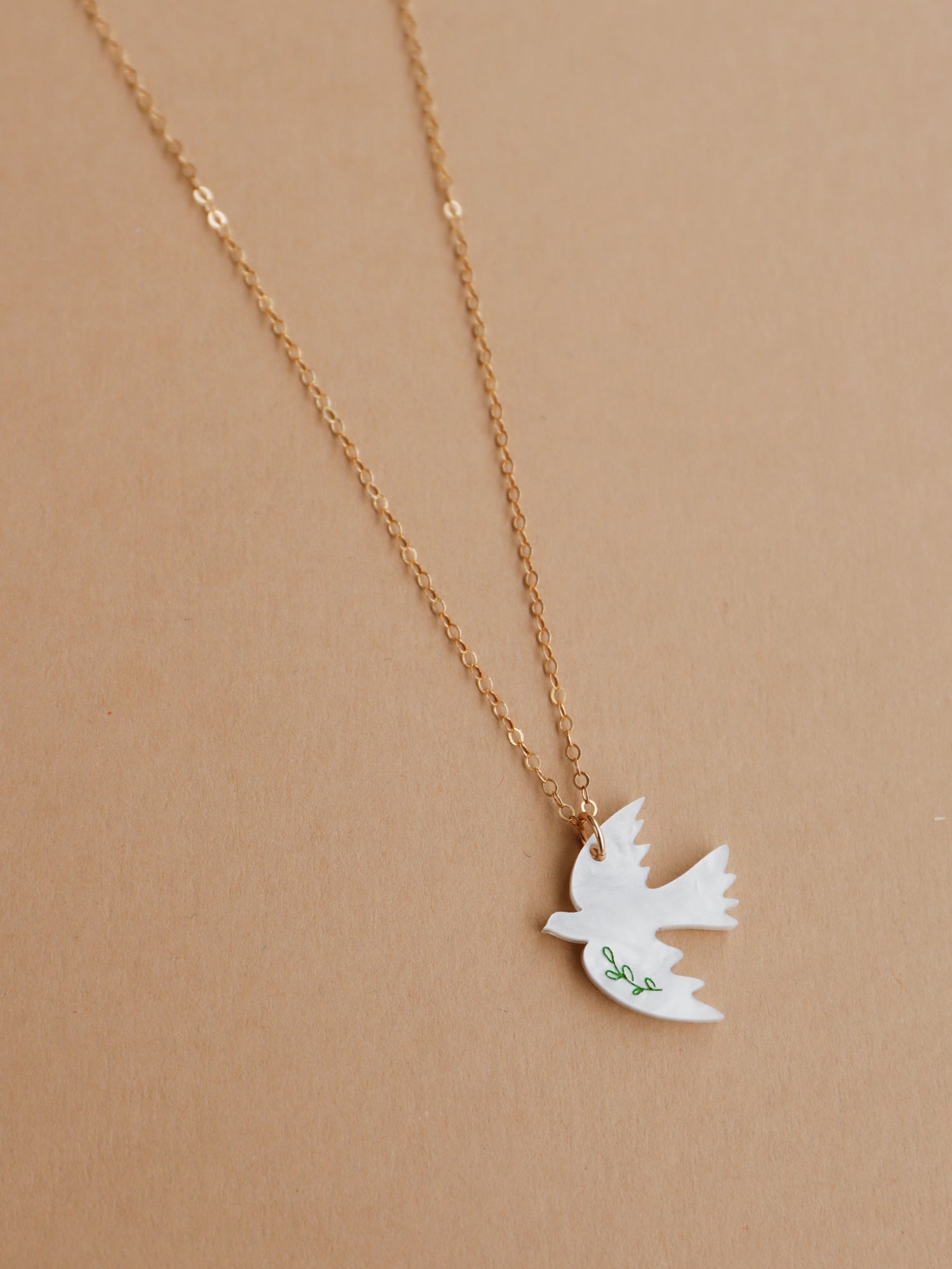 Dove Necklace - Medical Aid for Palestinians Fundraiser