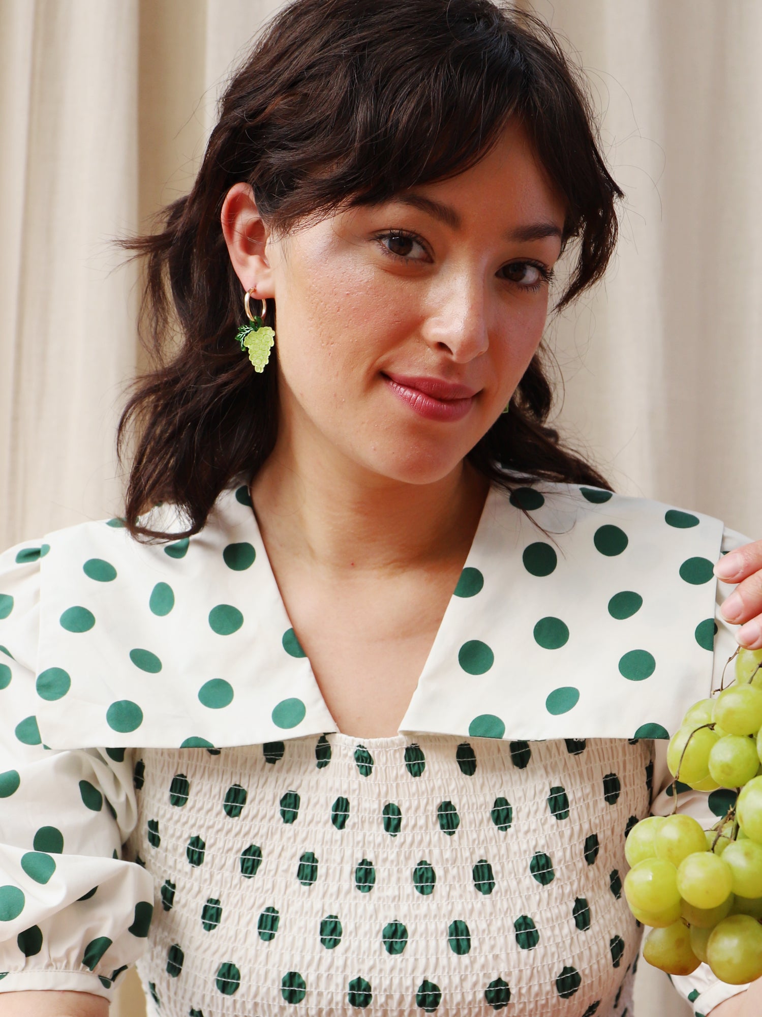 Grape Hoops in Green
