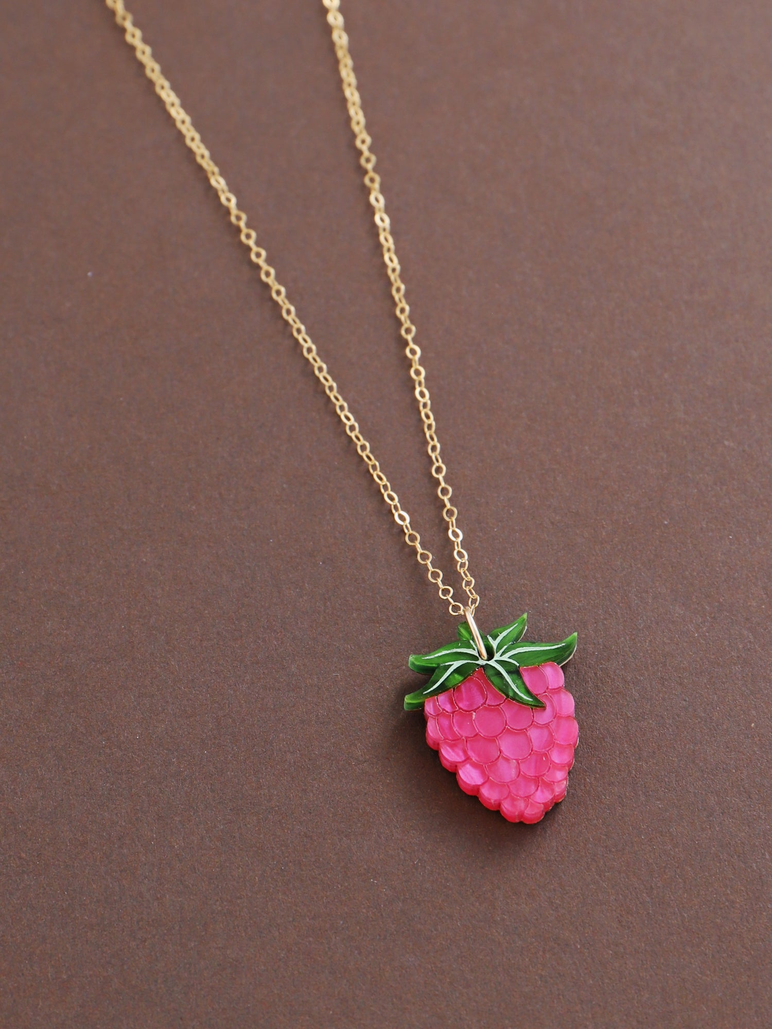 Raspberry Necklace