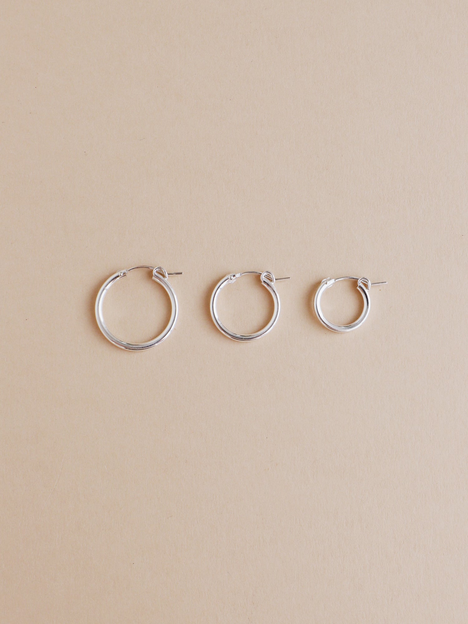 Sterling Silver Hoops