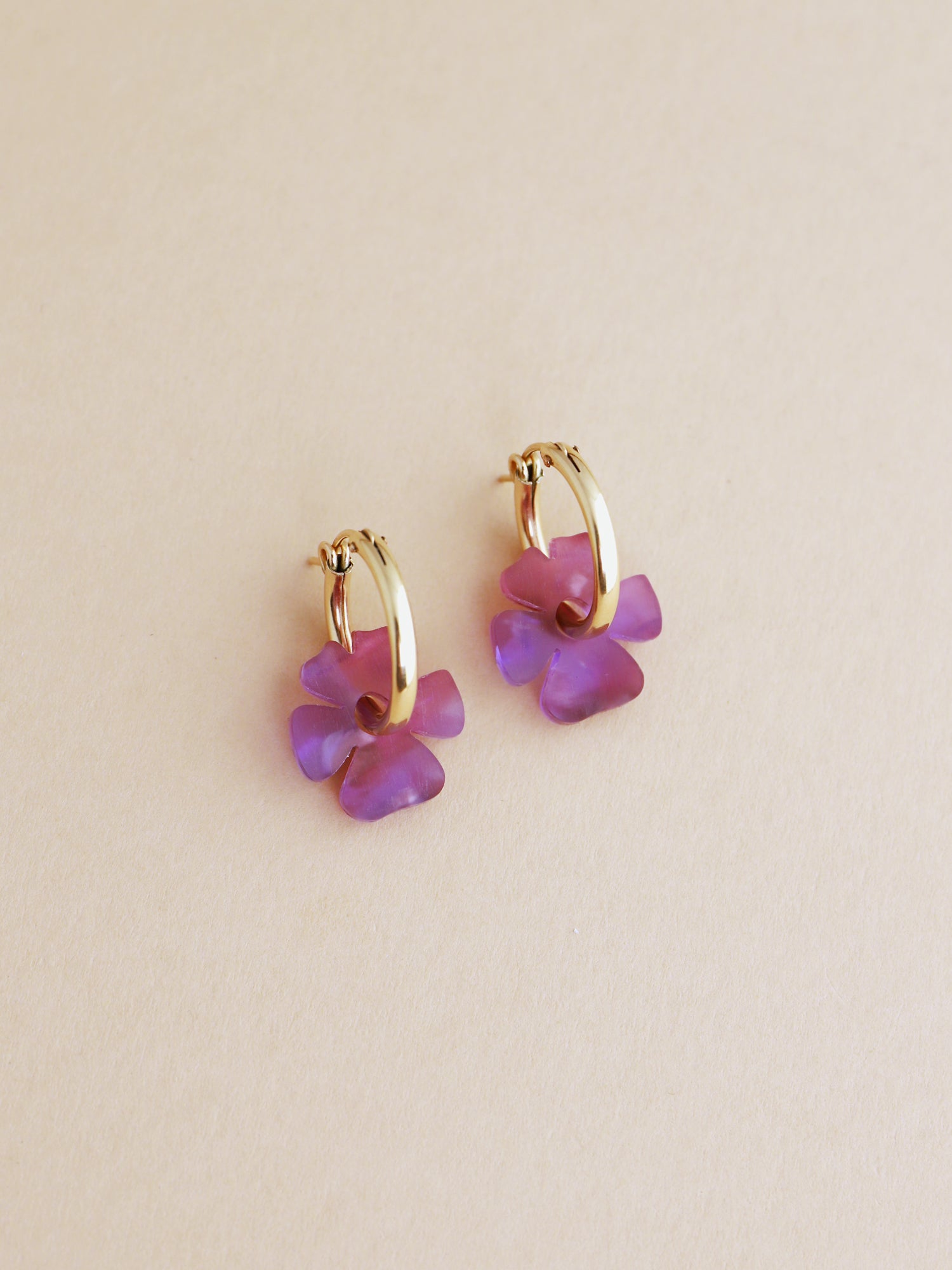 Violet Hoops in Violet