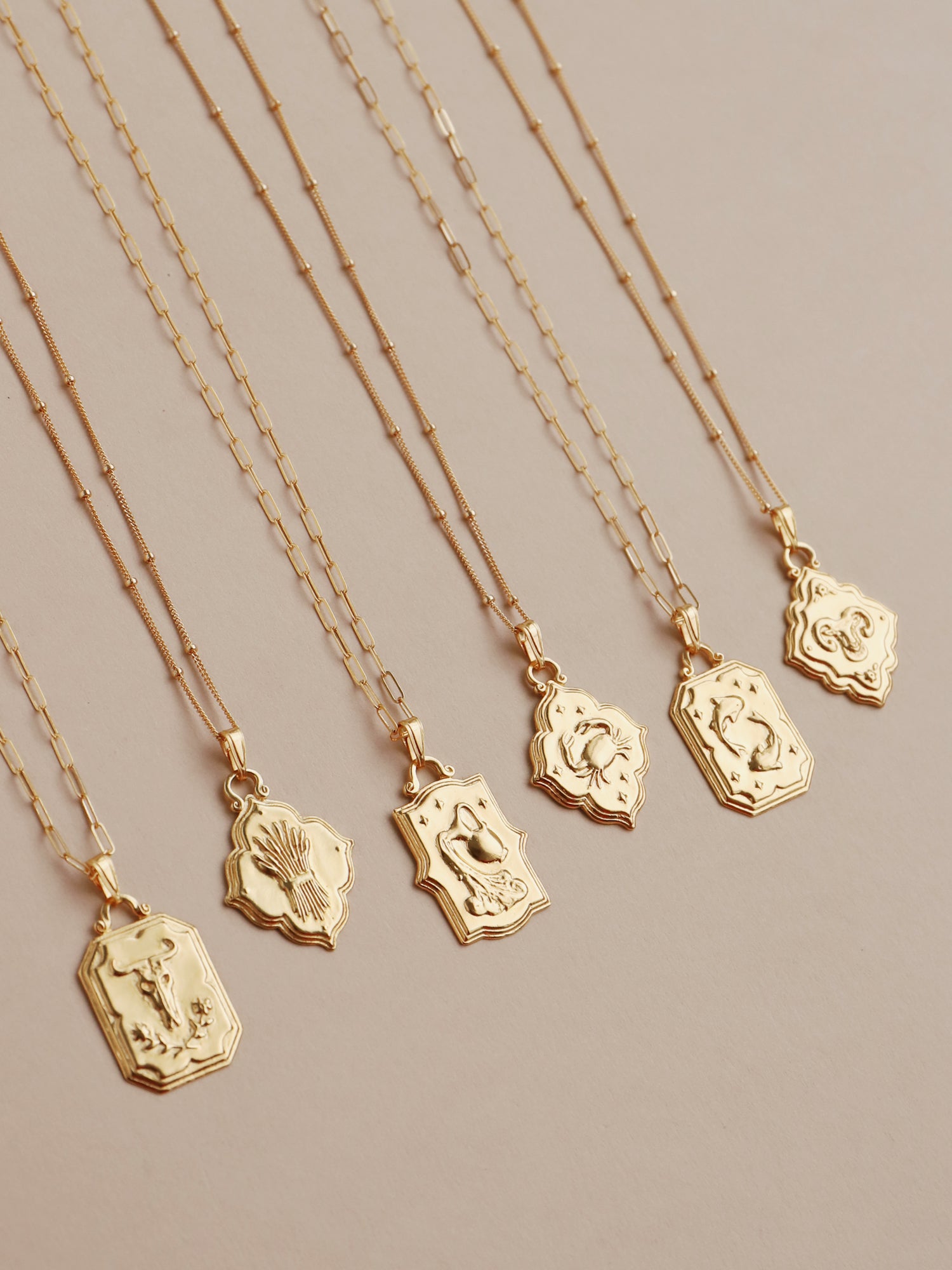 Zodiac Necklace - Gold